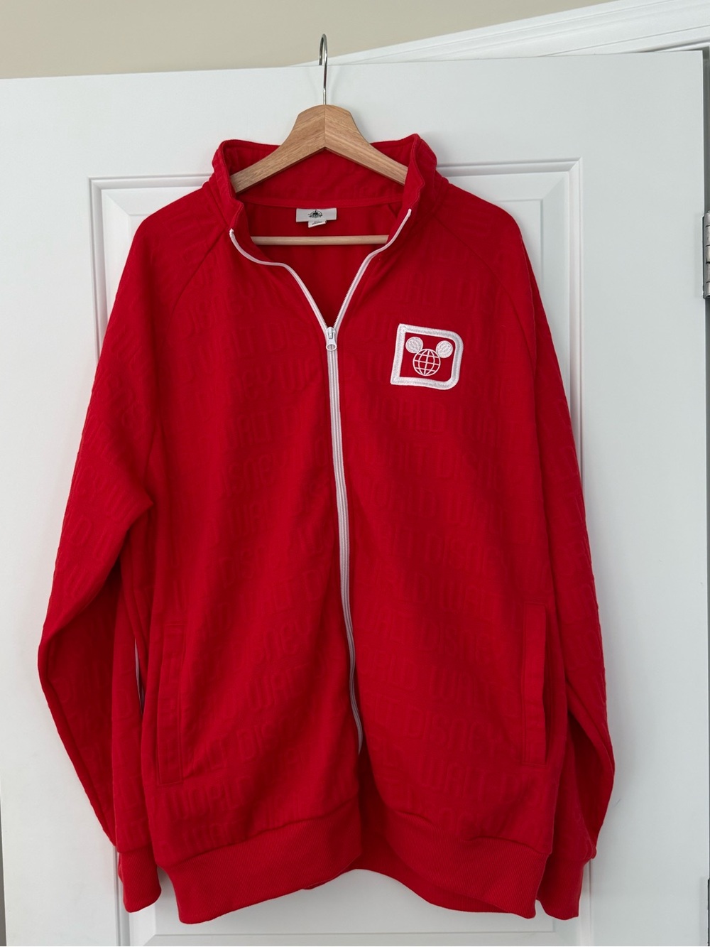 Walt Disney World Mickey Zip up Sweatshirt / Track Jacket Size XL NWT